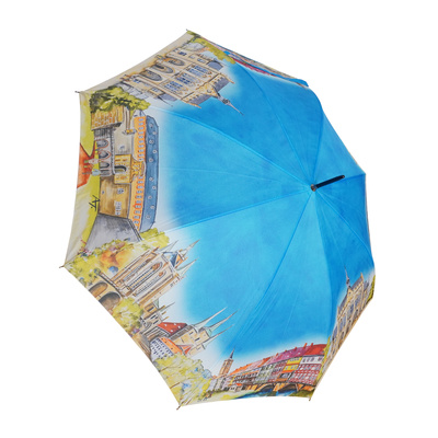 Stockschirm Aquarell