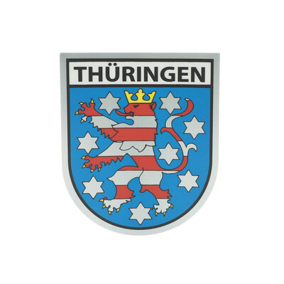 Aufkleber Thüringer Wappen