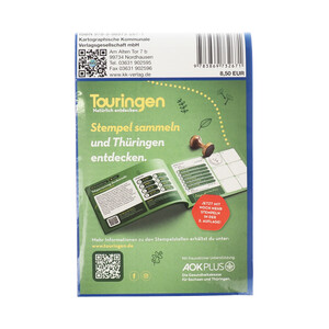 Entdeckerkarte Thüringen - 430 Stempelstellen entdecken und erwandern