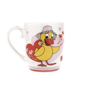 Kindertasse Schnatterinchen Seitenansicht