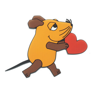 Die Maus mit herz 3D Magnet