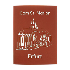 Klappkarte Erfurter Dom
