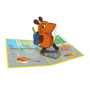 Pop - Up Karte Die Maus - Einschulung