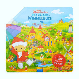 Klapp-Auf-Wimmelbluch Sandmann