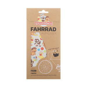 Fahrradaufkleber Pittiplatsch, Moppi, Schnatterinchen Reflex