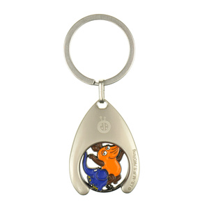 Schlüsselanhänger mit Einkaufschip Maus und Elefant