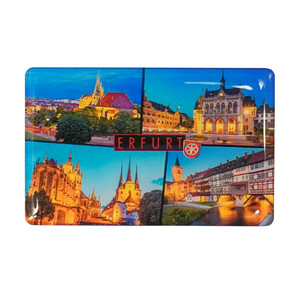 4er Collage Erfurt Wappen