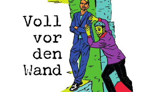 Voll vor den Wand – kein Deutschkurs