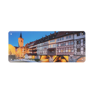 Blechschild Krämerbrücke