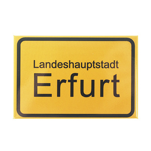 Magnet Ortseingangsschild Erfurt