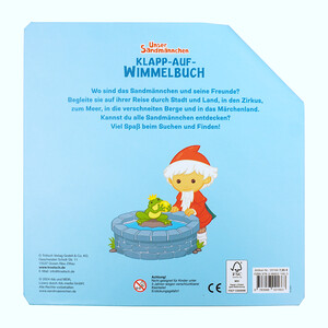 Klapp-Auf-Wimmelbluch Sandmann