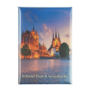 Fotomagnet Dom und Severikirche Abendstimmung (MKG)