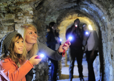 Funzelführung durch die Horchgänge