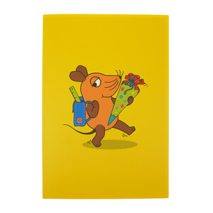 Pop - Up Karte Die Maus - Einschulung
