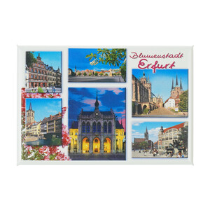 Fotomagnet Blumenstadt Erfurt