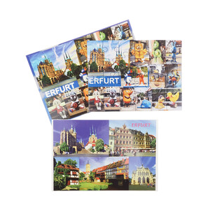 Puzzle und Postkarten Set