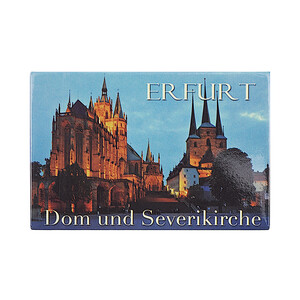 Fotomagnet Dom und Severi bei Abenddämmerung