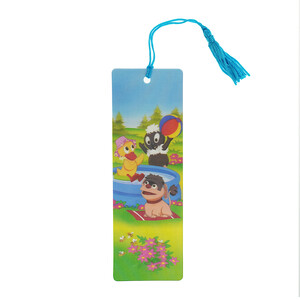 3D Lesezeichen Badespaß