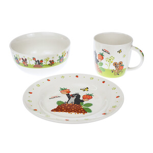 Kindergeschirr - Set Maulwurf