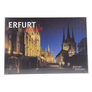 Puzzle Erfurter Dom bei Nacht