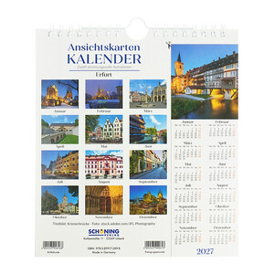 Erfurt Ansichtskarten Kalender 2027