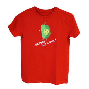 T-Shirt Puffbohne Erfurt ist cool rot