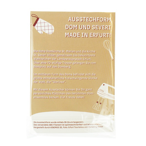 Ausstechform Domensemble und Krämerbrücke
