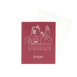 Klappkarte Erfurt