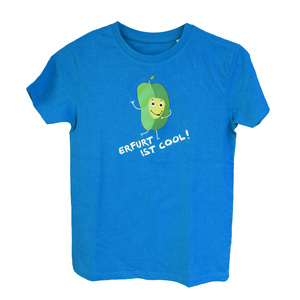 T-Shirt Puffbohne Erfurt ist cool blau