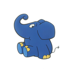 Elefant winkt 3D Magnet