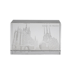 Glasquader Gravur Dom St. Marien