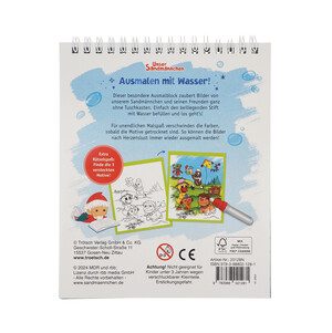Sandmännchen Zaubermalspaß Rückseite