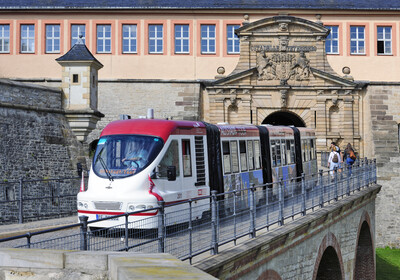 Altstadt-Express – Fahrt mit dem Gelenkbus