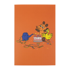 Pop - Up Karte Die Maus - Happy Birthday