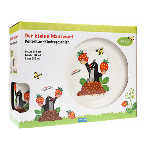 Kindergeschirr - Set Maulwurf