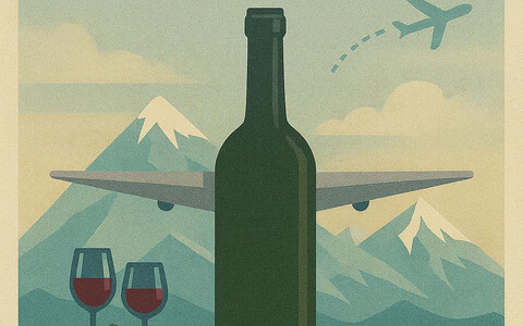 Weinflug über die Alpen – Weinverkostung am Flughafen Erfurt-Weimar