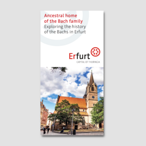 Flyer "Bach in Erfurt" (englisch)