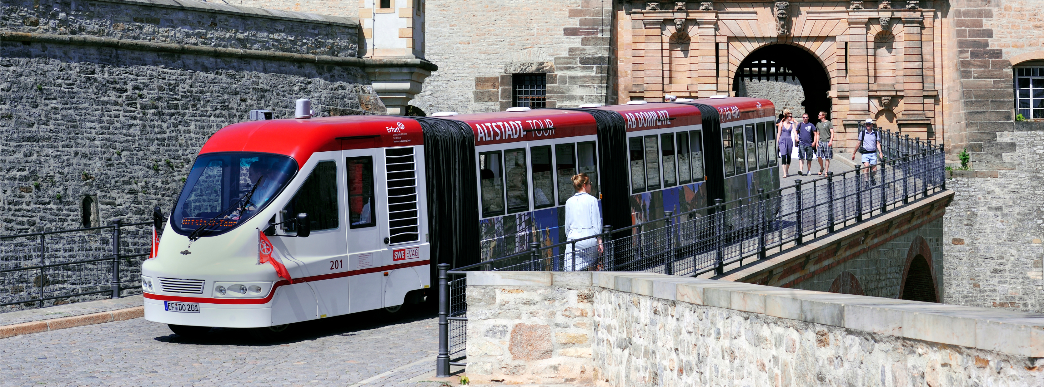 Altstadt-Express auf dem Petersberg