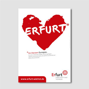 Poster "Erfurt wächst"